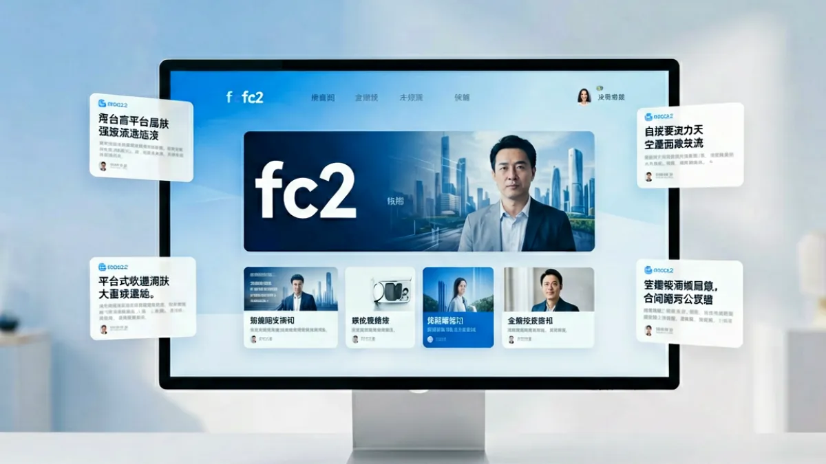 fc2平台最新动态页面顶部配图，展示平台界面与快讯标题板块